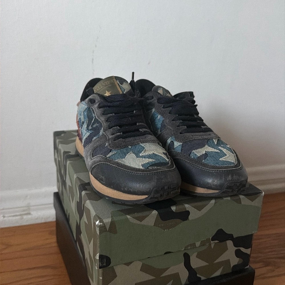 Rockstar Valentino Garavani denim sneakers